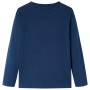 Marineblaues Langarm-T-Shirt für Kinder 128 von vidaXL, Kinder-T-Shirts - Ref: Foro24-12812, Preis: 12,69 €, Rabatt: %