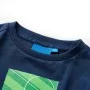 Marineblaues Langarm-T-Shirt für Kinder 128 von vidaXL, Kinder-T-Shirts - Ref: Foro24-12812, Preis: 12,49 €, Rabatt: %