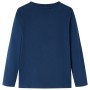 Marineblaues Langarm-T-Shirt für Kinder 104 von vidaXL, Kinder-T-Shirts - Ref: Foro24-12810, Preis: 8,20 €, Rabatt: %