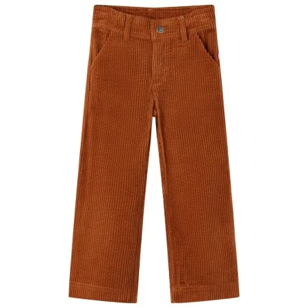 Cognac corduroy children's pants 128 by vidaXL, kids pants - Ref: Foro24-13932, Price: 13,75 €, Discount: %