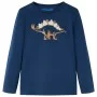 Marineblaues Langarm-T-Shirt für Kinder 92 von vidaXL, Kinder-T-Shirts - Ref: Foro24-12859, Preis: 8,30 €, Rabatt: %