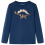 Marineblaues Langarm-T-Shirt für Kinder 92 von vidaXL, Kinder-T-Shirts - Ref: Foro24-12859, Preis: 8,39 €, Rabatt: %