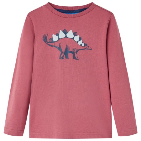Children's long-sleeved t-shirt dark red 128 by vidaXL, Kids T-shirts - Ref: Foro24-12867, Price: 8,39 €, Discount: %