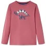 Kinder-Langarm-T-Shirt dunkelrot 128 von vidaXL, Kinder-T-Shirts - Ref: Foro24-12867, Preis: 8,30 €, Rabatt: %