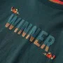 Dunkelgrünes langärmeliges Kinder-T-Shirt 140 von vidaXL, Kinder-T-Shirts - Ref: Foro24-12903, Preis: 8,30 €, Rabatt: %