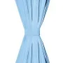 Blackout curtains 2 pieces with metal eyelets 135x175cm turquoise by vidaXL, Curtains and curtains - Ref: Foro24-132207, Pric...