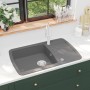 Küchenspüle mit einer grauen Granitschüssel von vidaXL, Sinkt - Ref: Foro24-142945, Preis: 203,09 €, Rabatt: %