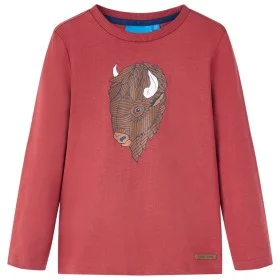 Langarm-T-Shirt für Kinder rot 104 von vidaXL, Kinder-T-Shirts - Ref: Foro24-13000, Preis: 8,30 €, Rabatt: %