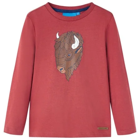 Langarm-T-Shirt für Kinder rot 104 von vidaXL, Kinder-T-Shirts - Ref: Foro24-13000, Preis: 8,30 €, Rabatt: %