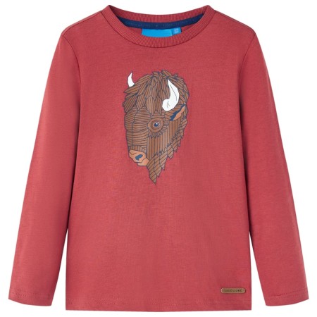 Langarm-T-Shirt für Kinder rot 104 von vidaXL, Kinder-T-Shirts - Ref: Foro24-13000, Preis: 8,39 €, Rabatt: %