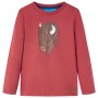 Langarm-T-Shirt für Kinder rot 104 von vidaXL, Kinder-T-Shirts - Ref: Foro24-13000, Preis: 8,39 €, Rabatt: %