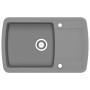Küchenspüle mit einer grauen Granitschüssel von vidaXL, Sinkt - Ref: Foro24-142945, Preis: 203,09 €, Rabatt: %