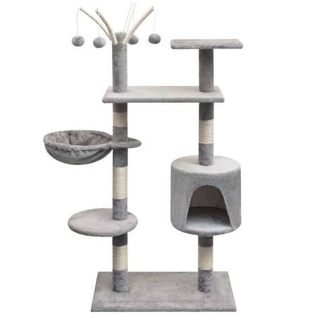 Katzenkratzbaum mit Sisalkratzbaum 125 cm grau von vidaXL, Katzenmöbel - Ref: Foro24-170480, Preis: 60,85 €, Rabatt: %