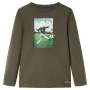 Kinder-T-Shirt mit langen Ärmeln Khaki 104 von vidaXL, Kinder-T-Shirts - Ref: Foro24-12735, Preis: 8,52 €, Rabatt: %