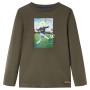 Kinder-T-Shirt mit langen Ärmeln Khaki 104 von vidaXL, Kinder-T-Shirts - Ref: Foro24-12735, Preis: 8,60 €, Rabatt: %