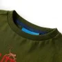 Dunkelkhakifarbenes, langärmliges Kinder-T-Shirt 104 von vidaXL, Kinder-T-Shirts - Ref: Foro24-13040, Preis: 8,30 €, Rabatt: %
