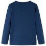 Marineblaues Langarm-T-Shirt für Kinder 128 von vidaXL, Kinder-T-Shirts - Ref: Foro24-13037, Preis: 8,39 €, Rabatt: %