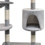 Cat scratching post with sisal scratching post 125 cm gray by vidaXL, Cat furniture - Ref: Foro24-170480, Price: 60,85 €, Dis...