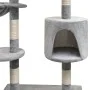 Cat scratching post with sisal scratching post 125 cm gray by vidaXL, Cat furniture - Ref: Foro24-170480, Price: 62,06 €, Dis...