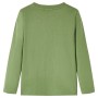 Camiseta infantil de manga larga caqui claro 116 de vidaXL, Camisetas para niños - Ref: Foro24-12761, Precio: 8,60 €