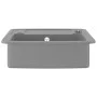 Kitchen sink with a gray granite bowl by vidaXL, Sinks - Ref: Foro24-142945, Price: 190,88 €, Discount: %