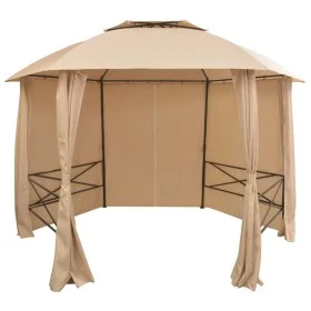 Garden tent with hexagonal curtains 360x265 cm by vidaXL, Tents and gazebos - Ref: Foro24-43166, Price: 384,73 €, Discount: %