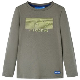 Khaki long-sleeved children's t-shirt 116 by vidaXL, Kids T-shirts - Ref: Foro24-13111, Price: 8,39 €, Discount: %