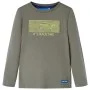 Khakifarbenes Langarm-T-Shirt für Kinder 116 von vidaXL, Kinder-T-Shirts - Ref: Foro24-13111, Preis: 8,30 €, Rabatt: %