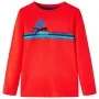 Kinder-Langarm-T-Shirt rot 104 von vidaXL, Kinder-T-Shirts - Ref: Foro24-13295, Preis: 8,59 €, Rabatt: %