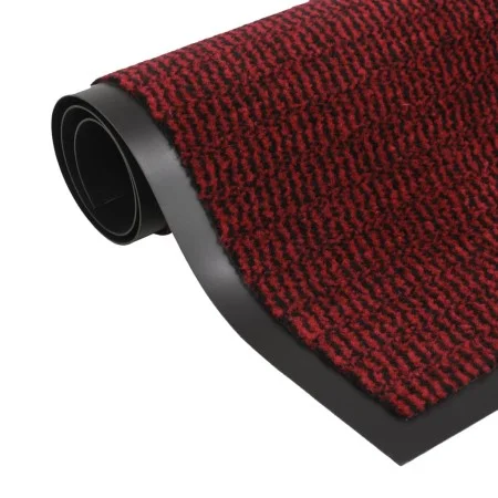Rectangular red entrance rug with a knot of 90x150 cm. by vidaXL, Doormats - Ref: Foro24-132716, Price: 41,53 €, Discount: %