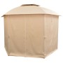 Carpa de jardín con cortinas hexagonal 360x265 cm de vidaXL, Carpas y cenadores - Ref: Foro24-43166, Precio: 377,05 €, Descue...