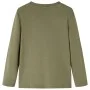 Khakifarbenes Langarm-T-Shirt für Kinder 128 von vidaXL, Kinder-T-Shirts - Ref: Foro24-13437, Preis: 7,85 €, Rabatt: %