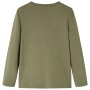 Khakifarbenes Langarm-T-Shirt für Kinder 128 von vidaXL, Kinder-T-Shirts - Ref: Foro24-13437, Preis: 7,93 €, Rabatt: %