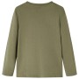 Khaki long-sleeved children's t-shirt 104 by vidaXL, Kids T-shirts - Ref: Foro24-13435, Price: 7,93 €, Discount: %