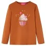 Langarm-T-Shirt für Kinder in der Farbe Cognac 128 von vidaXL, Kinder-T-Shirts - Ref: Foro24-14052, Preis: 8,72 €, Rabatt: %