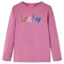 Children's long-sleeved t-shirt raspberry color 116 by vidaXL, Kids T-shirts - Ref: Foro24-14071, Price: 8,77 €, Discount: %