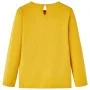 Camiseta infantil de manga larga color ocre 92 de vidaXL, Camisetas para niños - Ref: Foro24-14279, Precio: 8,85 €, Descuento: %