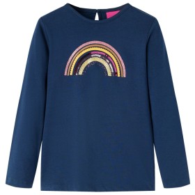 Navy blue long-sleeved children's t-shirt 128 by vidaXL, Kids T-shirts - Ref: Foro24-14287, Price: 10,54 €, Discount: %
