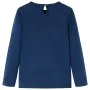 Marineblaues Langarm-T-Shirt für Kinder 104 von vidaXL, Kinder-T-Shirts - Ref: Foro24-14285, Preis: 8,85 €, Rabatt: %