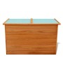 Wooden garden trunk 126x72x72 cm by vidaXL, Outdoor storage boxes - Ref: Foro24-42702, Price: 177,37 €, Discount: %