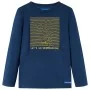 Marineblaues Langarm-T-Shirt für Kinder 104 von vidaXL, Kinder-T-Shirts - Ref: Foro24-13105, Preis: 8,30 €, Rabatt: %