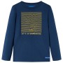 Marineblaues Langarm-T-Shirt für Kinder 104 von vidaXL, Kinder-T-Shirts - Ref: Foro24-13105, Preis: 8,39 €, Rabatt: %