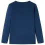 Marineblaues Langarm-T-Shirt für Kinder 128 von vidaXL, Kinder-T-Shirts - Ref: Foro24-13107, Preis: 8,30 €, Rabatt: %