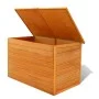 Baúl de jardín de madera 126x72x72 cm de vidaXL, Cajas de almacenaje para exteriores - Ref: Foro24-42702, Precio: 181,23 €, D...