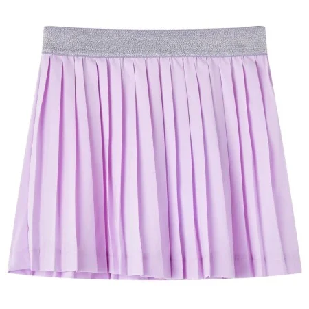 Falda plisada infantil color lila 92 de vidaXL, Pantalones de niños - Ref: Foro24-14687, Precio: 10,93 €, Descuento: %