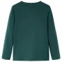 Dunkelgrünes langärmeliges Kinder-T-Shirt 92 von vidaXL, Kinder-T-Shirts - Ref: Foro24-13449, Preis: 7,99 €, Rabatt: %