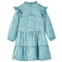 Blaues Langarm-Kinderkleid 140 von vidaXL, Kinderkleider - Ref: Foro24-14328, Preis: 12,31 €, Rabatt: %