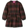 Cognacfarbenes Langarm-Kinderkleid 104 von vidaXL, Kinderkleider - Ref: Foro24-14450, Preis: 11,70 €, Rabatt: %