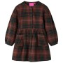 Vestido infantil de manga larga color coñac 104 de vidaXL, Vestidos de niños - Ref: Foro24-14450, Precio: 11,81 €, Descuento: %