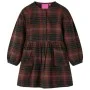 Cognacfarbenes Langarm-Kinderkleid 128 von vidaXL, Kinderkleider - Ref: Foro24-14452, Preis: 11,70 €, Rabatt: %